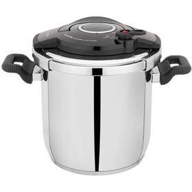 Resim Schafer Cooky Düdüklü Tencere 7 L- Siyah/Füme Füme - Siyah 