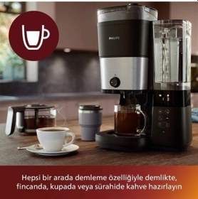 Resim Philips HD7900/01 All-In-1 Brew Öğütücülü Filtre Kahve Makinesi 