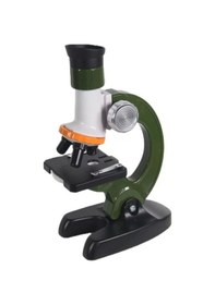 Resim Asya Oyuncak Optics Bilimsel Mikroskop Seti 1200x 22460-lz8606-yeşil 