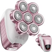 Resim Wyklaus - Kadınlar Için Elektrikli Kafa Tıraş Makinesi - Pembe 