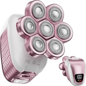 Resim Wyklaus - Kadınlar Için Elektrikli Kafa Tıraş Makinesi - Pembe 