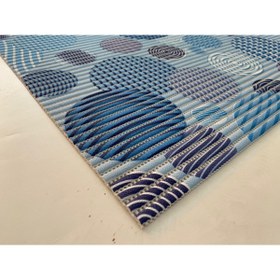 Resim bademlerhali Aqua Mat Banyo Kaydırmaz Yolluk 65cm Eninde Mavi Puantiyeli 
