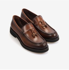 Resim Andrea Giovanni Andrea Gıovannı Erkek Loafer 599 Taba 