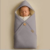 Resim Bistyle Battaniye Triko Warm Nest Gri-12467 Açık Gri 