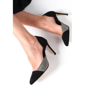 Resim Mio Gusto Brien Gri Süet Stiletto 
