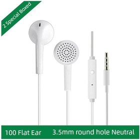 Resim 3.5mm Yuvarlak Girişli 100 Düz Kulak Kulaklık - İki Adet Kutulu Um24600-15 Yurt Dışından Belirtilmemiş 