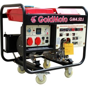 Resim Goldmoto Gm4.5dj 4.5kva Monofaze Marşlı Dizel Jeneratör 