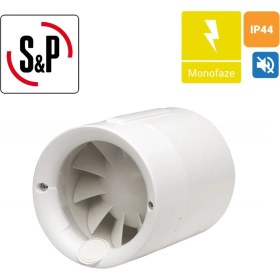 Resim Soler&Palau Silentub 100 Sessiz Aksiyel Fan Ø 100MM Db 37.5 M³/h 100 Ortam Havalandırma Fanı Temizleme Agmair Sp Agm 