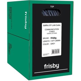 Resim Frisby Fnw-cat622 305mt 24 Awg Cat6 Utp Kablo Gri 