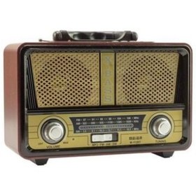 Resim Meier M-112bt Şarjlı Nostaljik Bluetooth Fm Radyo Usb/sd/mp3 