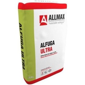 Resim ALLMAX ALFUGA ULTURA Silikonlu Derz Dolgu CG2WA Beyaz 20 Kg (ALLMAX.ALFUGA B20) 