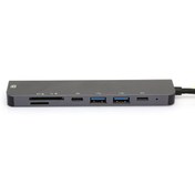 Resim 7in1 Sd Usb Type-c Hub PD Hdmı Girişli Macbook Çevirici Çoklayıcı 