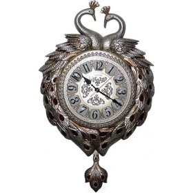 Resim Kenpazar Duvara Asmalı Tavuskuşu Saat Hediyelik 