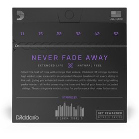 Resim D'Addario XTABR1152 XT 80/20 Bronze Akustik Gitar Tel Seti ($11-52$) | Custom Light, Doğal Hisli Mikro Kaplama, Fusion Twist Teknolojisi ve Parlak Akustik Projeksiyon 