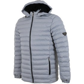 Resim Modarar Erkek Şişme Mont Dar Kesim Açık Gri Renk Rar01365 Gri 