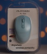 Resim S&S Platoon PL-1865 USB mavi siyah bluetooth ve 2.4 Ghz ŞARJLI KABLOSUZ MOUSE 