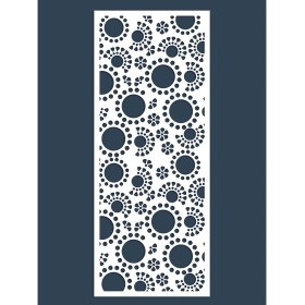 Resim Liar Ahşap Seperatör (Paravan) - KSP-50 - (10 mm) - (69 cm x 139 cm) - (Beyaz) 