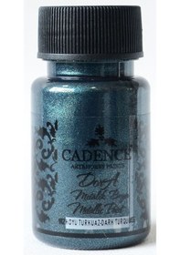 Resim Cadence Dora Metalik Boya 50Ml - 142 Koyu Turkuaz 