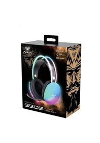 Resim Aula S505 RGB USB Gaming Mikronfonlu Oyuncu Kulaklığı Pembe 