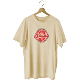 Resim Bluu Barbell Sporcu T-Shirt Bisiklet Yaka (528818966) 