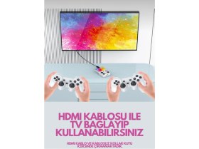 Resim El Atarisi 3.5" Ultrahd Ekran Gamepad Retro Atari Psp/ps1/neogeo Fifa Gta 20.000 Games Oyun Konsolu 