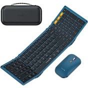 Resim Protoarc Xkm01 Bluetooth Katlanabilir Klavye Ve Fare Blue 