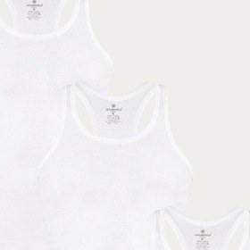 Resim Ceylanoğlu 6'lı Beyaz Erkek Ribana Spor Atlet-025 