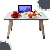 Resim Liva Ahşap Laptop Tablet Bilgisyar ve Kahvaltı Sehpası Çalışma Masası 