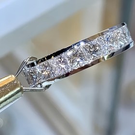 Resim 1 Şık Paslanmaz Çelik Nişan Yüzüğü, Kübik ile Ebedi Aşk İşlenmiş - Nişan, Düğün, Yıldönümü Hediyesi, Sevgililer Günü, Bayram, Yılbaşı Hediyesi, Tüm Durumlar İçin Uygun Lüks Tarz, Düğün Takıları 