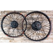 Resim Ride İt Komple Takım Jant 120x19 / 120x17 Diskli Model ,siyah-siyah 