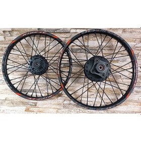 Resim Ride İt Komple Takım Jant 120x19 / 120x17 Diskli Model ,siyah-siyah 