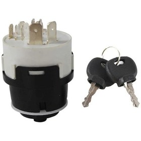 Resim 701/80184 701-80184 2 Anahtarlı 10 Pinli Kontak Anahtarı 50988 85804674 Jcb Ekskavatör Parçaları Ve Nh Kasası Jcb200 Jcb220 - Huiliang İle Uyumlu 