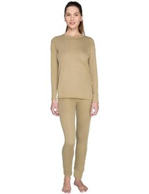 Resim Termal İçlik Kota Thermal Fonksiyonel Takım + Bere Hediye Bej 