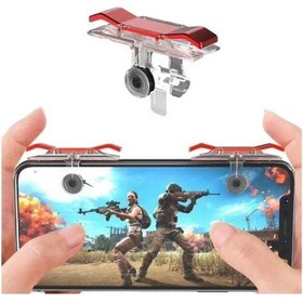 Resim S4 Metal Buton Pubg Tetik Tuşu L1-R1 Tüm Telefonlar Ile Uyumlu 