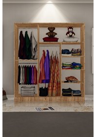 Resim Metalia Same 3 Kapili Sürgülü Gardrop 