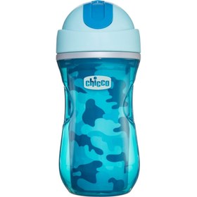 Resim Chicco Isı Yalıtım Spor Bardak Pipetli Erkek - Mavi / 266 ML 