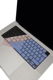 Resim Mcstorey MacBook Kılıf Türkçe‑Q Klavye Koruyucu M5 M4 M3 M2 M1 Silikon Kapak Toz Dökülme Çizilme Karşı Koruma 