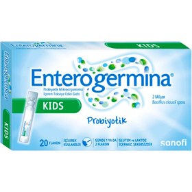 Resim ENTEROGERMİNA Kids 20 Flakon 2 Milyar Bacillus Clausii Sporu İçeren Probiyotik 