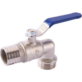 Resim 3/4 Küresel Musluk Başlık Pirinç Sarı Malzeme 