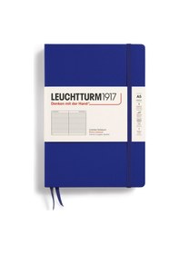 Resim Leuchtturm1917 Not Defteri Orta Boy A5 , Sert Kapak, 251 Numaralandırılmış Sayfa, Mürekkep Ink - Çizgili Lacivert 