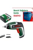 Resim Bosch Ixo Akülü Vidalama Şarjlı Tornavida Şarjlı Matkap + Bosch soğutucu çanta hediyeli 