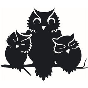 Resim Baykuş Ailesi 70x56 Cm Lcst Lcst 