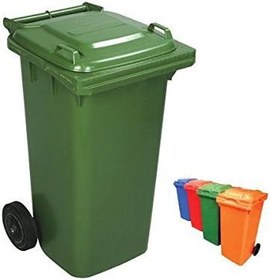 Resim Çöp Konteyneri 240 Litre Yeşil Tekerlekli - A+ Kalite Konteyner -139062920 