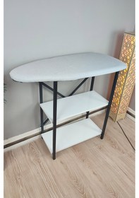 Resim İyimi Ekinezya Smart Fix Dolaplı Raflı Sabit Ütü Masası Gri 