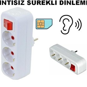 Resim Profesyonel Ortam Dinlemeli Çoklu Priz Ortam Ses Dinleme Cihazı GSM 