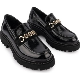 Resim Emel Ayakkabı Deri Tokalı Oxford Rugan Ayakkabı Deri Tokalı Oxford Rugan Ayakkabı Siyah 2549 