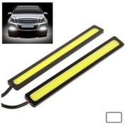 Resim Sones 2 X 6w Dıy Beyaz Led Gündüz Farı / Drl Lambası, Uzunluk: 17cm Siyah 