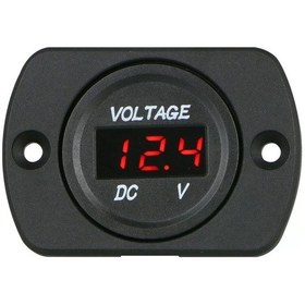 Resim Tekli Kulaklı Pano Tip Araç İçi Dijital Voltmetre 12v 24v 