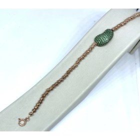 Resim Design by Safir Yeşil Lazer Top Bileklik 