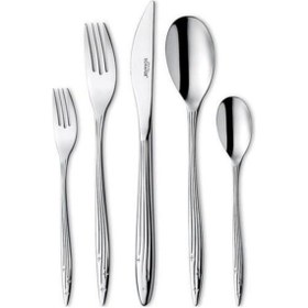 Resim Schafer 90 Parça Elegant Violetta Çatal Kaşık Bıçak Takım Shf1070 Gümüş 